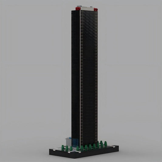 Aon Center LA Skyscraper MOC Building Kit | Micro Urban Skyline Model - 1
