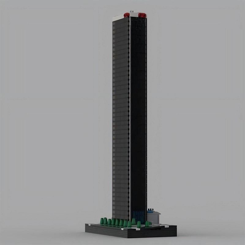 Aon Center LA Skyscraper MOC Building Kit | Micro Urban Skyline Model - 2