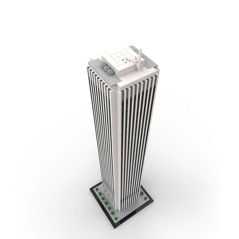 Aon Center LA Skyscraper MOC Building Kit | Micro Urban Skyline Model - 6