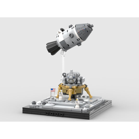 Apollo 11 Tranquility Base Lunar Mission MOC Building Kit - 1