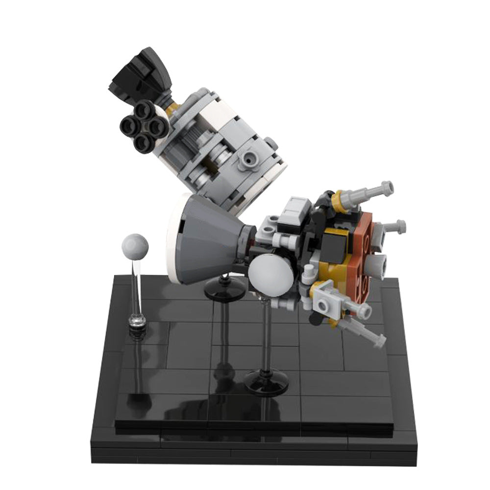 Apollo 13 Diorama Building Kit | CSM & LM | LEGO-Compatible MOC - 1
