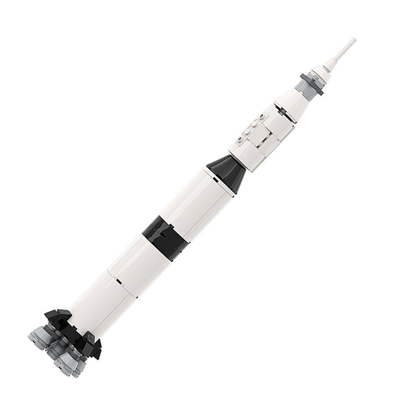 Apollo Saturn V Launch Vehicle MOC Building Kit | Space Rocket Model - 1