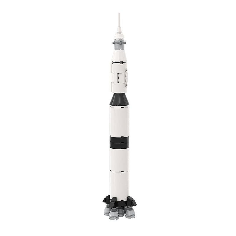 Apollo Saturn V Launch Vehicle MOC Building Kit | Space Rocket Model - 4