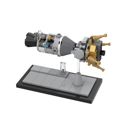 Apollo XIII Lunar Mission MOC Building Kit | Space Exploration Diorama - 3