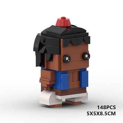 Arabian Nights Lamp Hero BrickHeadz Building Kit | LEGO-Compatible MOC - 4