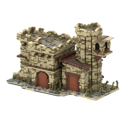 Arabic Style House MOC Building Kit | Traditional Architecture Model - 1