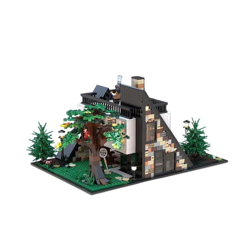 Ararat Villa MOC Building Kit | Elegant Residential Architecture Model - 2