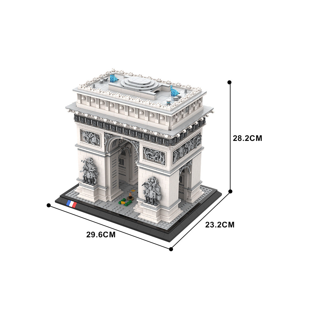arc de triomphe building set | moc-163329 - 5