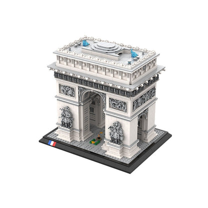 Arc De Triomphe MOC Historic Landmark Architecture Building Kit - 4