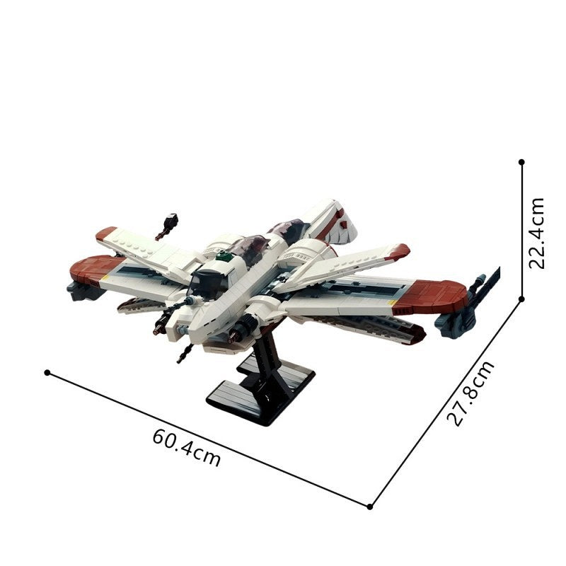 ARC Heavy Clone Starfighter Building Kit | LEGO-Compatible MOC - 5