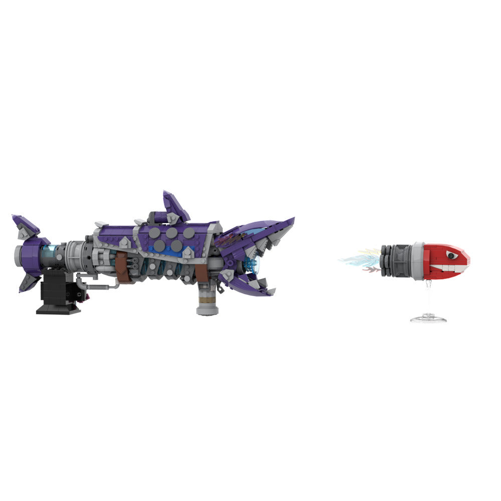 arcane jinx fishbones rocket launcher moc building set - 2