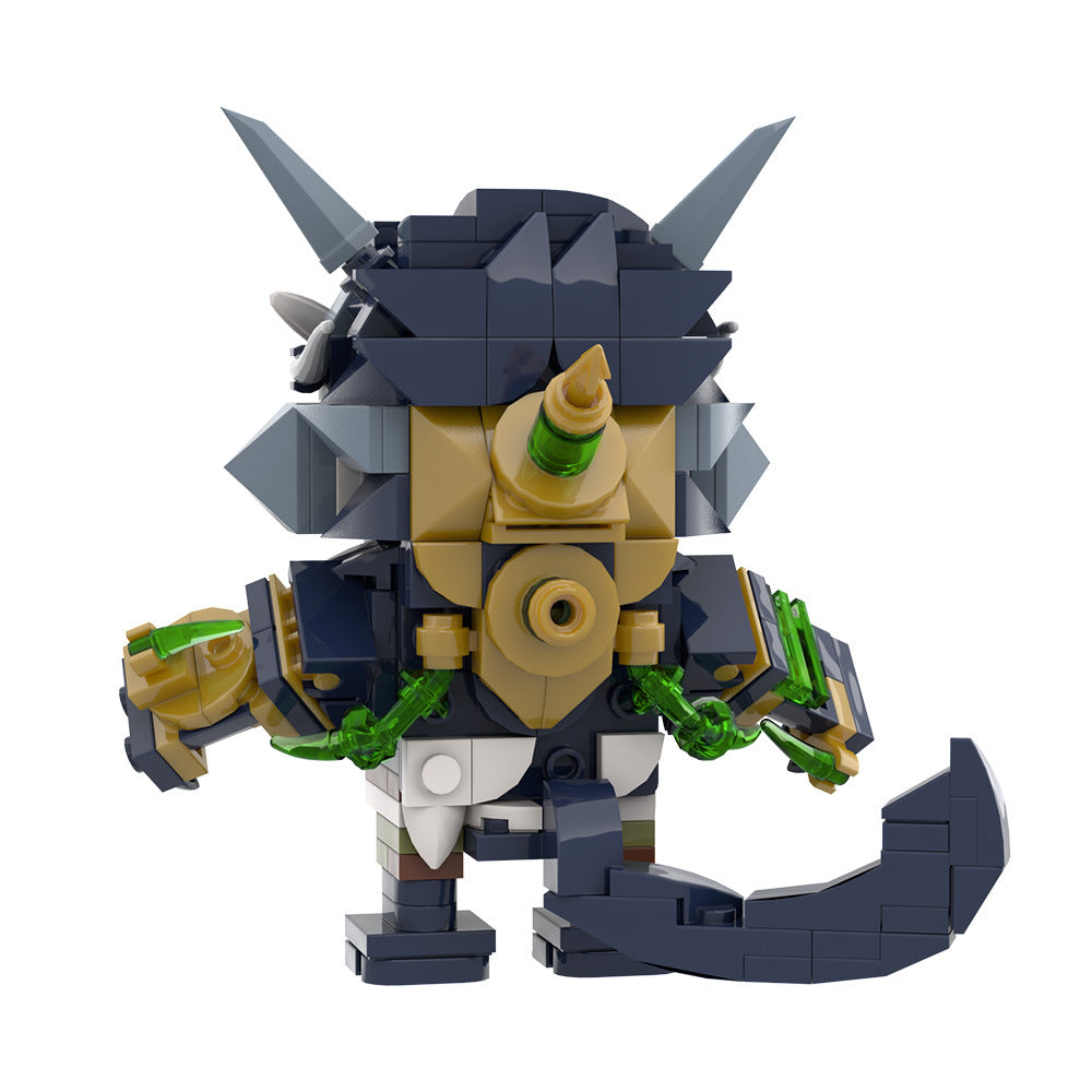 arcane warwick building kit | league of legends | lego compatible moc - 3