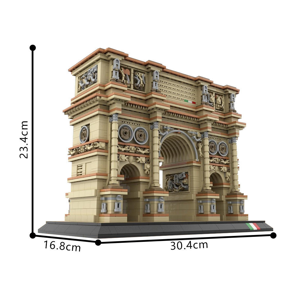 Arch of Constantine Building Kit | Arco di Constantino | LEGO-Compatible MOC - 4