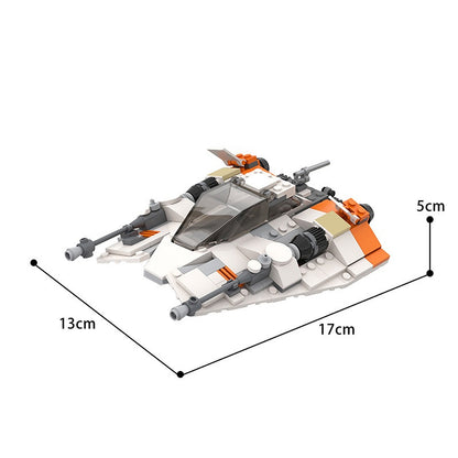 Arctic Sci-Fi Snow Speeder Starfighter Building Kit | Compatible MOC - 2