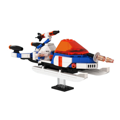 Arctic Space Explorer Airspeeder Building Kit | Space Champions | LEGO-Compatible MOC - 1