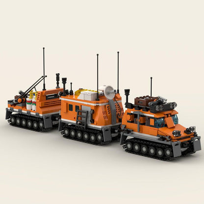 Arctic Tracked Viking MOC Building Kit | Expedition Vehicle Model - 2