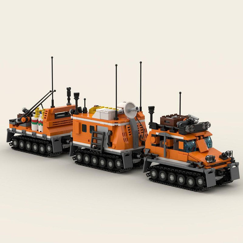 Arctic Tracked Viking MOC Building Kit | Expedition Vehicle Model - 3