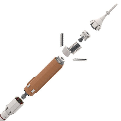 Ares I Crew Launch Vehicle MOC Rocket Building Kit | 1:110 Scale - 4