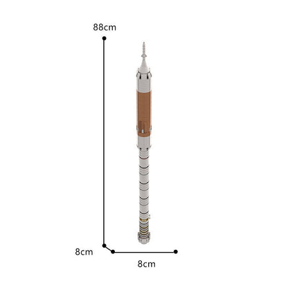 Ares I Crew Launch Vehicle MOC Rocket Building Kit | 1:110 Scale - 8