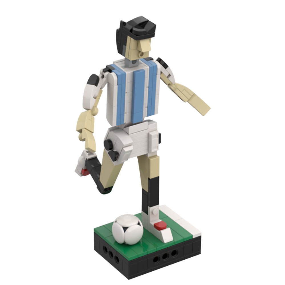 Argentina Soccer Team Player Building Kit | LEGO-Compatible MOC - 2