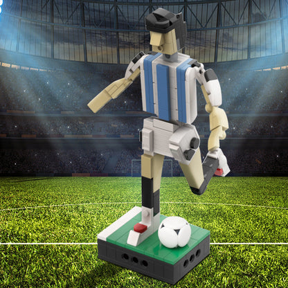 Argentina Soccer Team Player Building Kit | LEGO-Compatible MOC - 3