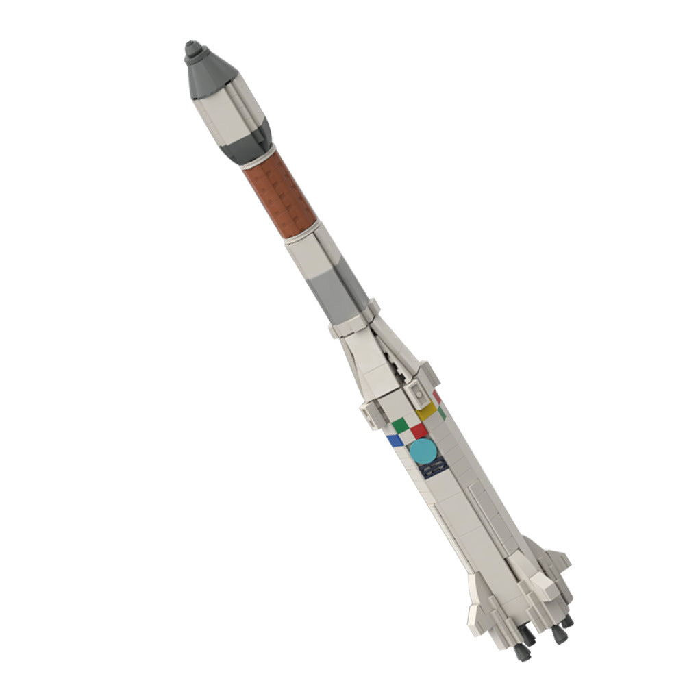 Ariane 1 Launch Vehicle Building Kit | LEGO-Compatible MOC - 3