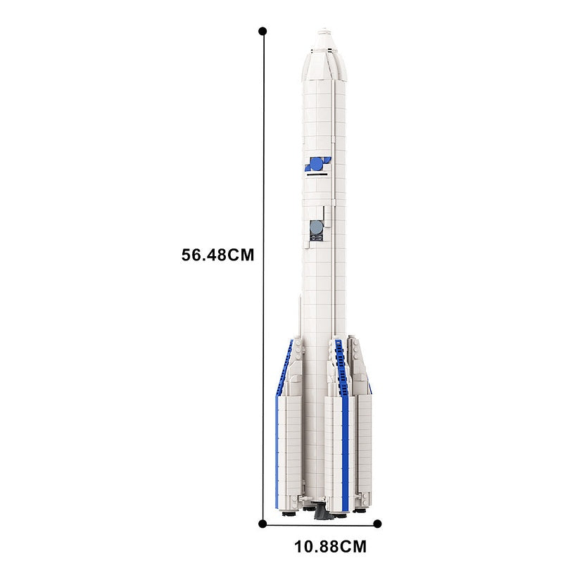 Ariane 6 Rocket MOC Building Kit | 1:110 Scale Space Model - 4
