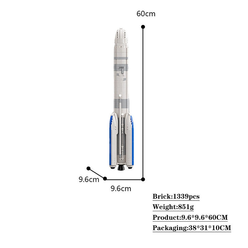 Ariane 6 Rocket MOC Building Kit | 1:110 Space Launch Model - 4