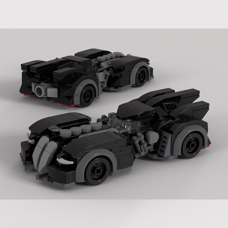arkham asylum batmobile building set | lego compatible - 2