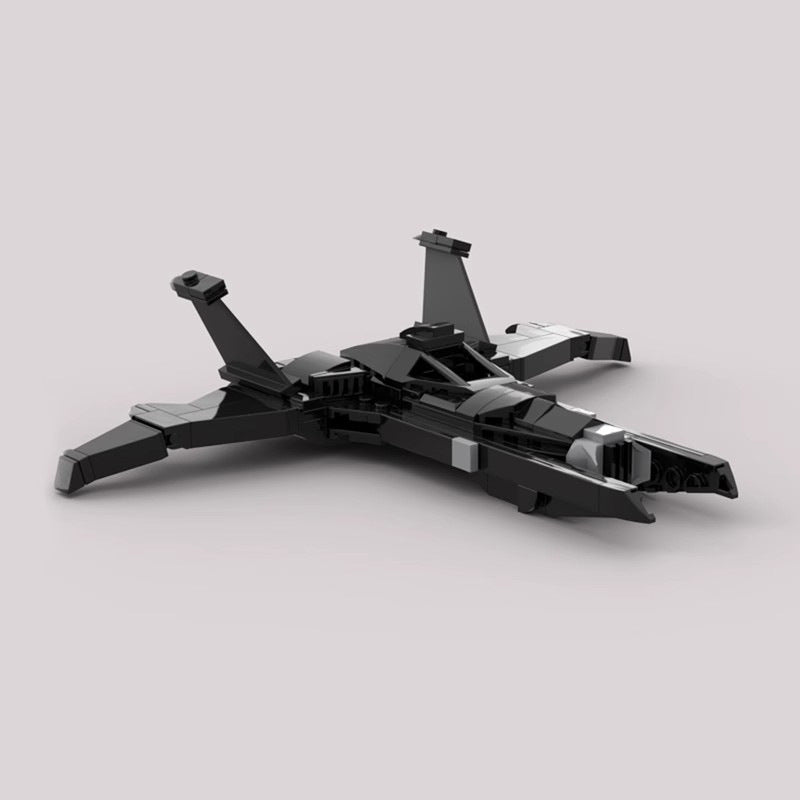 arkham asylum batwing building set | batman | moc-94980 - 1