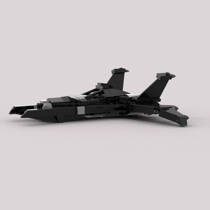arkham asylum batwing building set | batman | moc-94980 - 2