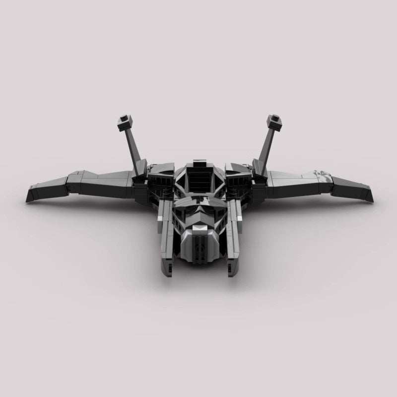 arkham asylum batwing building set | batman | moc-94980 - 3