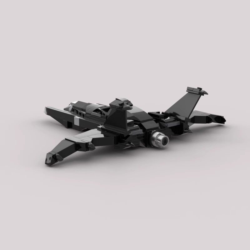 arkham asylum batwing building set | batman | moc-94980 - 4