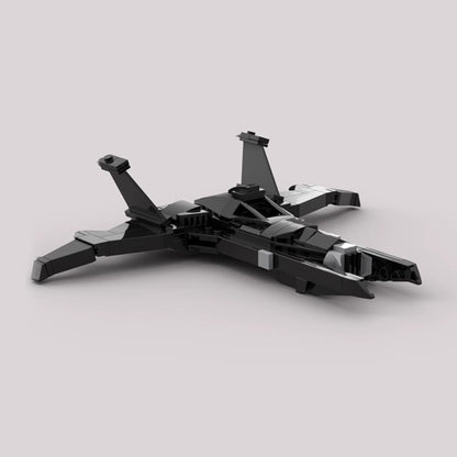 arkham asylum batwing building set | batman | moc-94980 - 6