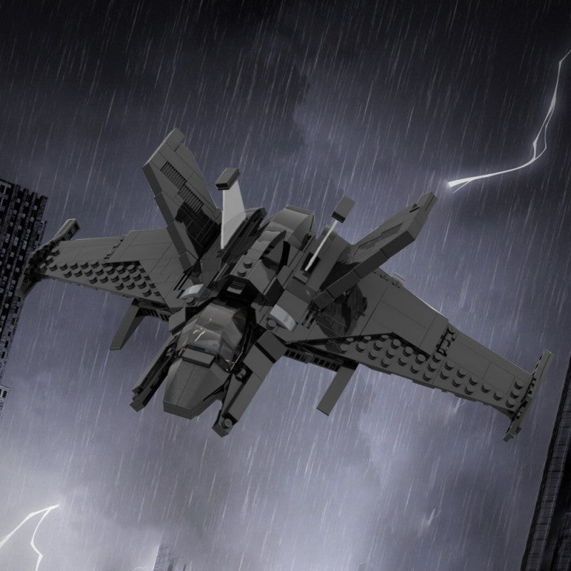 arkham origins batwing building kit | batman | moc-232942 - 1