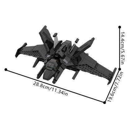 arkham origins batwing building kit | batman | moc-232942 - 1