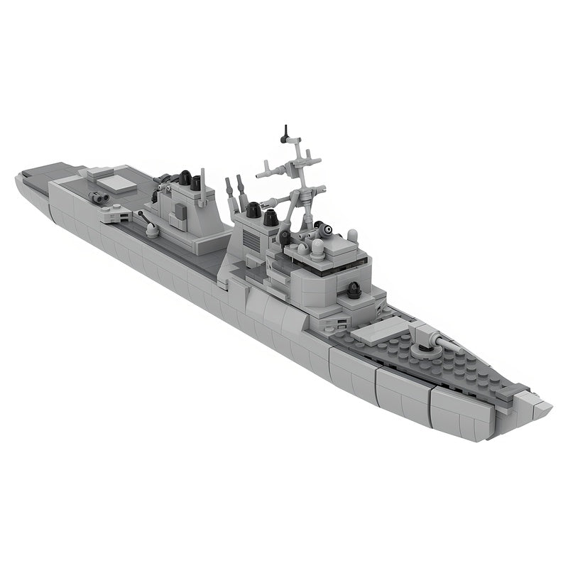 Arleigh Burke Class Destroyer 1:320 Scale MOC Building Kit - 1