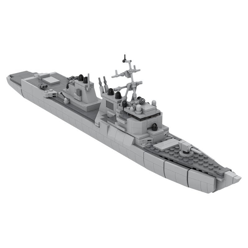 Arleigh Burke Class Destroyer 1:320 Scale MOC Building Kit - 3