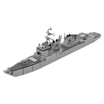Arleigh Burke Class Destroyer 1:320 Scale MOC Building Kit - 4