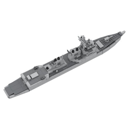 Arleigh Burke Class Destroyer 1:320 Scale MOC Building Kit - 5