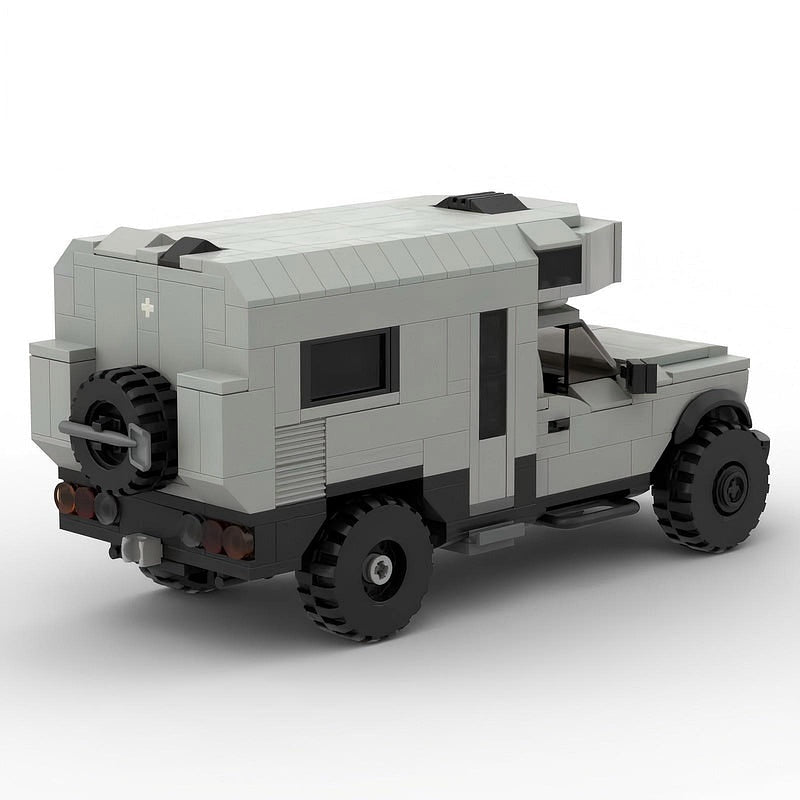 Armadillo Heavy Utility Truck MOC Building Kit | Industrial Vehicle Model - 3