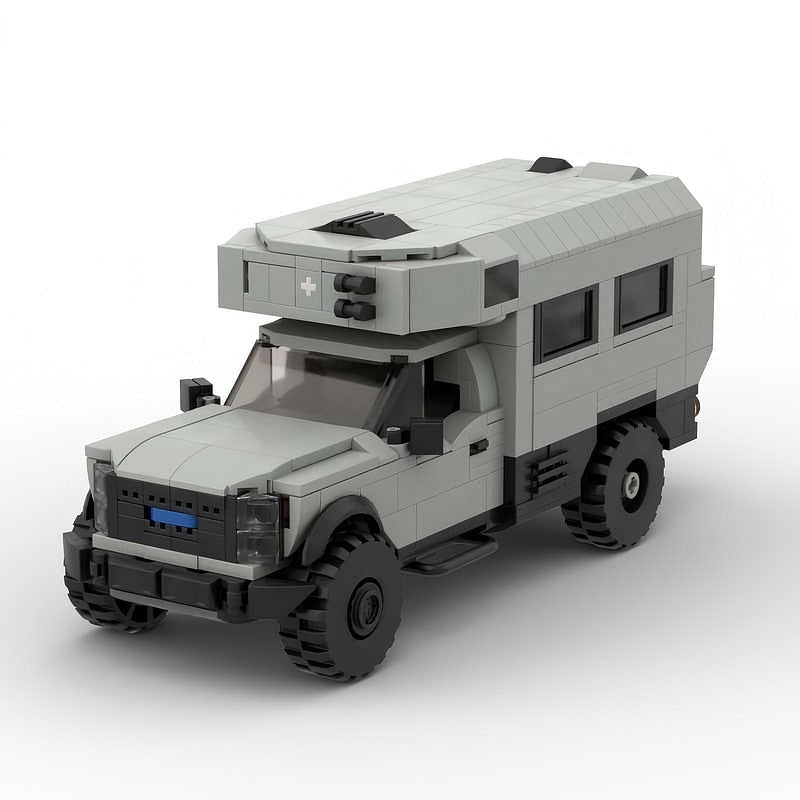 Armadillo Heavy Utility Truck MOC Building Kit | Industrial Vehicle Model - 5