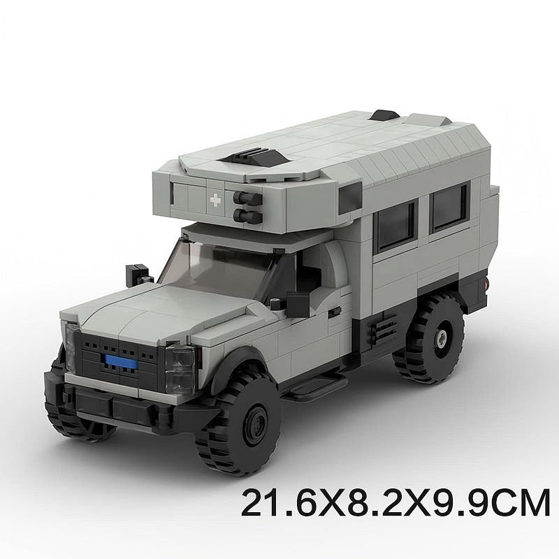 Armadillo Heavy Utility Truck MOC Building Kit | Industrial Vehicle Model - 6