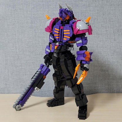 Armored Bull Warrior Figure Building Kit | LEGO-Compatible MOC - 2
