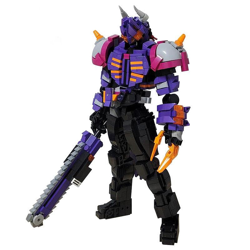 Armored Bull Warrior MOC Building Kit | Fantasy Character Figure Model - 1