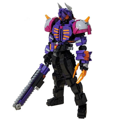 Armored Bull Warrior MOC Building Kit | Fantasy Character Figure Model - 1