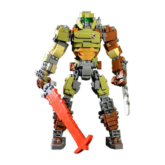 Armored Demon Hunter Sci-Fi Warrior Building Kit | LEGO-Compatible MOC - 3