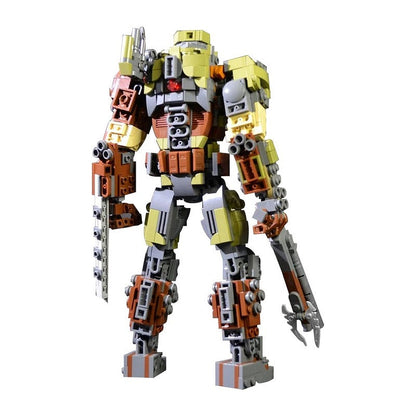 Armored Demon Hunter Sci-Fi Warrior MOC Figure Building Kit - 4