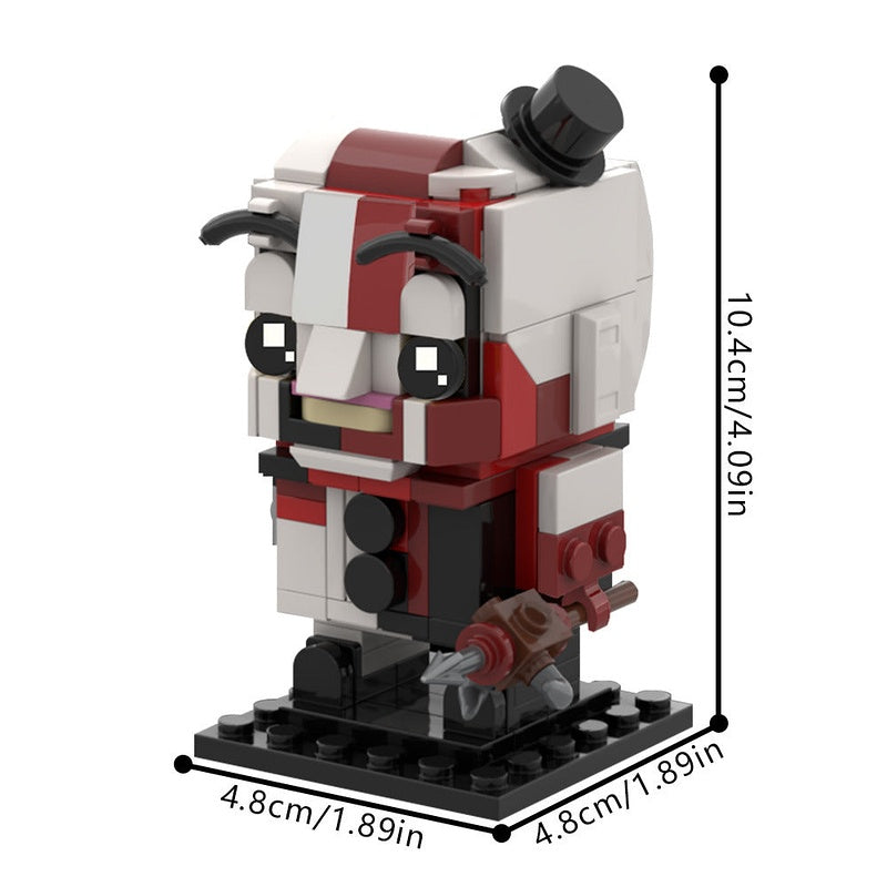 Art Clown Strawberry Jam MOC Cube Character Building Kit - 4
