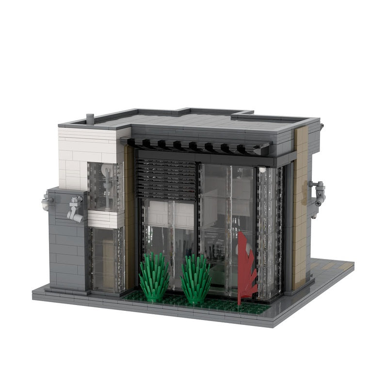 Art Collector's Modern Villa MOC Building Kit - 1